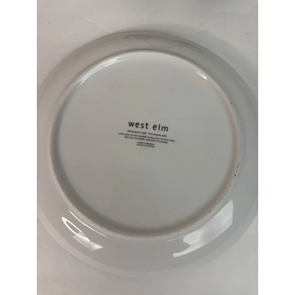 West Elm Rachel Kozlowski Dapper Animal Plate Rooster Salad Appetizer 8.75